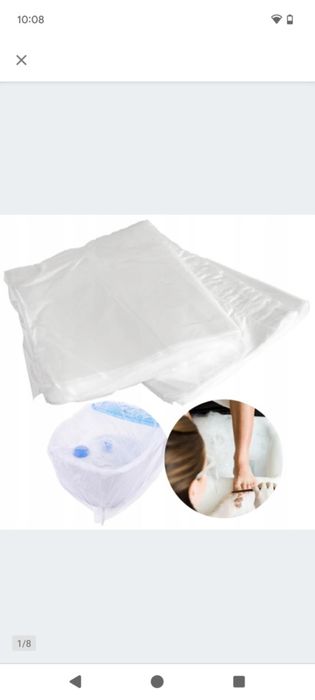 Worki plastikowe do pedicure 50 sztuk nowe