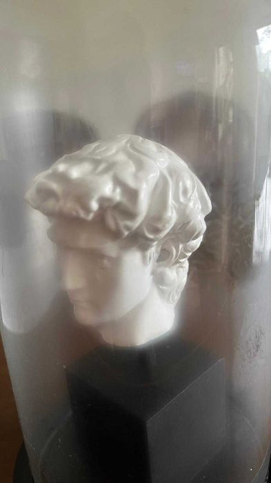 Busto David de Michelangelo com Redoma | Decoração Clássica