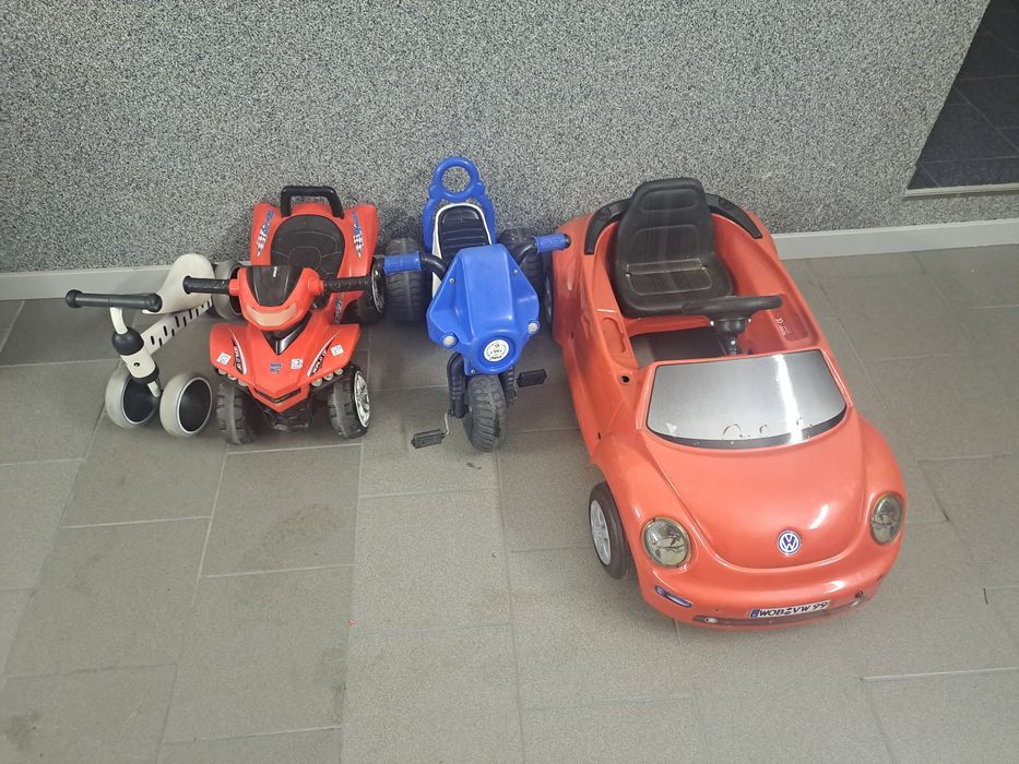 Autko dla dziecka quad, na pedaly new beetle