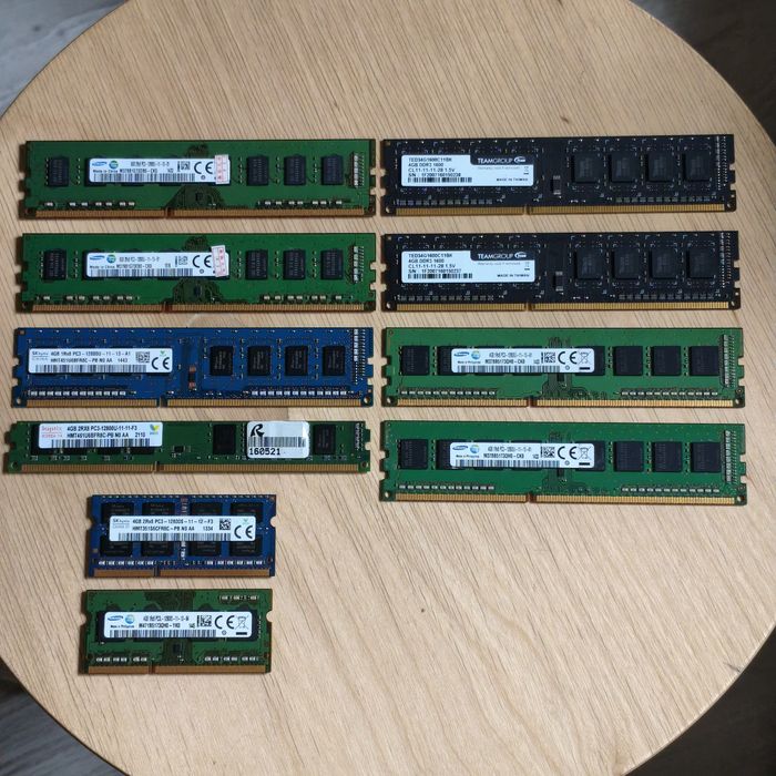 DDR3 від 4 до 8 Gb 1600 Mhz