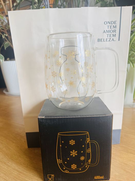 Caneca de Vidro dupla - O Boticario