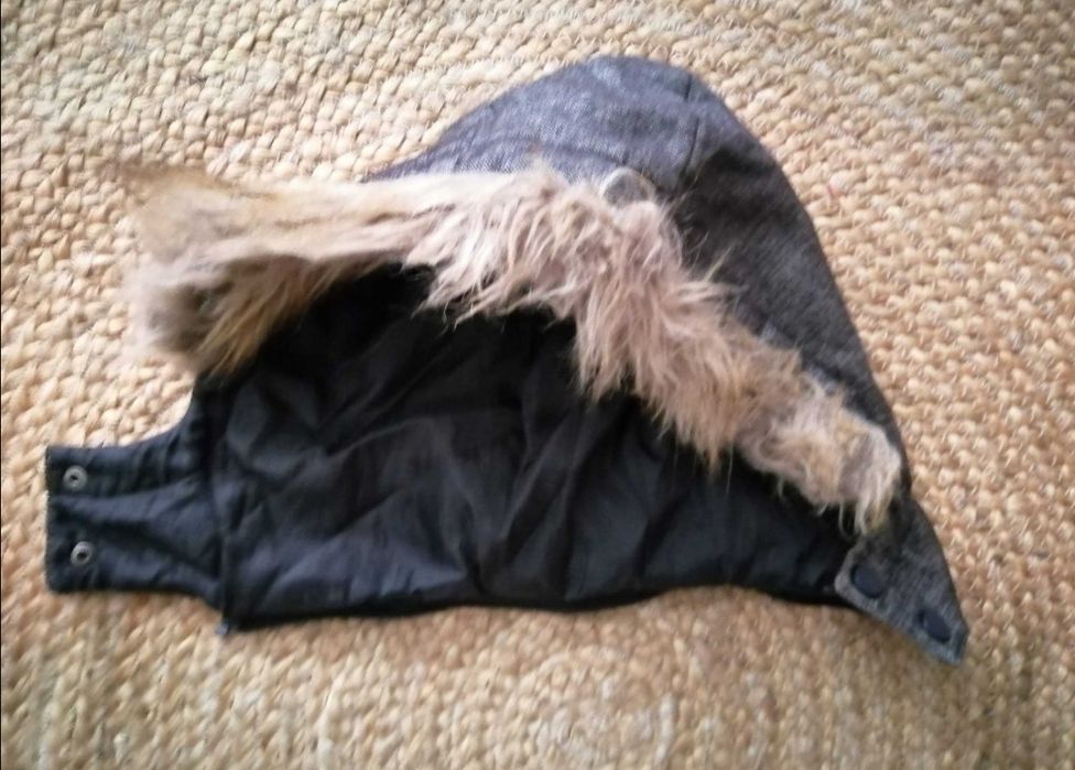 Kispo Tiffosi cinzento com capuz amovível