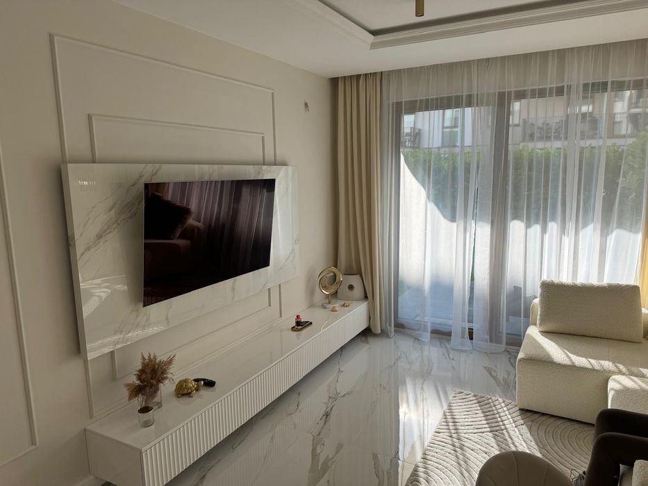 Gdańsk Brzezno przy plaży z ogrodem Polsat Plus Arena