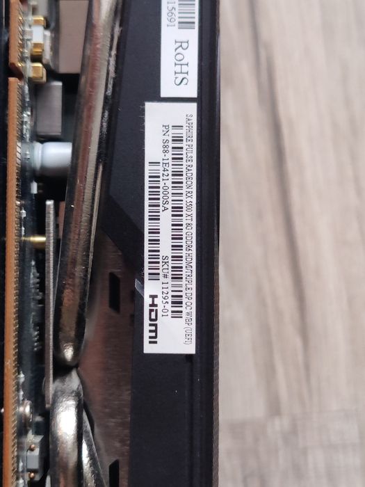Відеокарта Sapphire PCI-Ex Radeon RX 5500 XT Pulse OC 8GB GDDR6