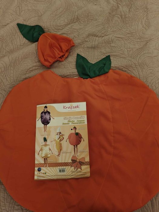 Strój dziecięcy przebranie pomarańcza dynia