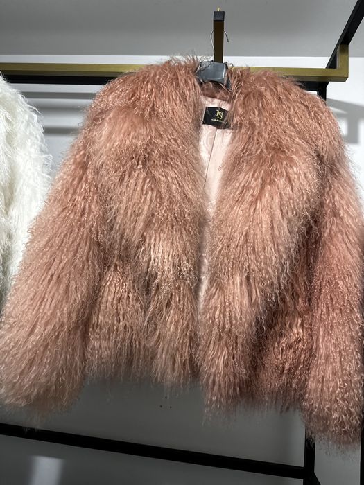 Шоколад , чорна лама натуральна цільна шуба , шубка з лами