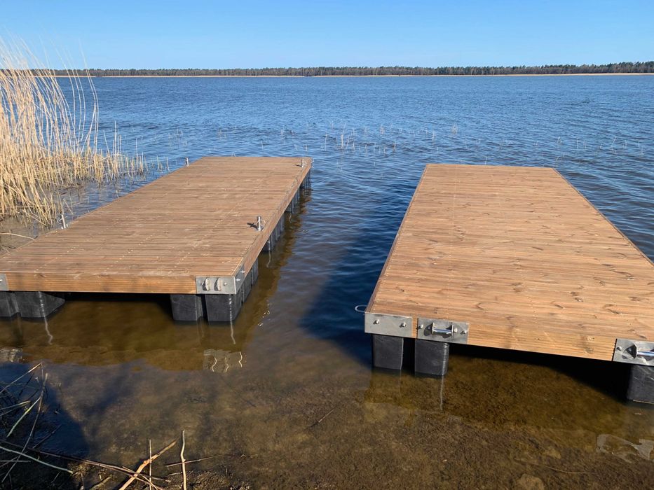 Pomost pływający 2x6 m aluminiowy – modułowy