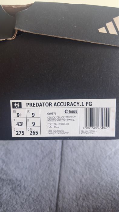 Chuteira Predator Accuracy.1 FG Preta
