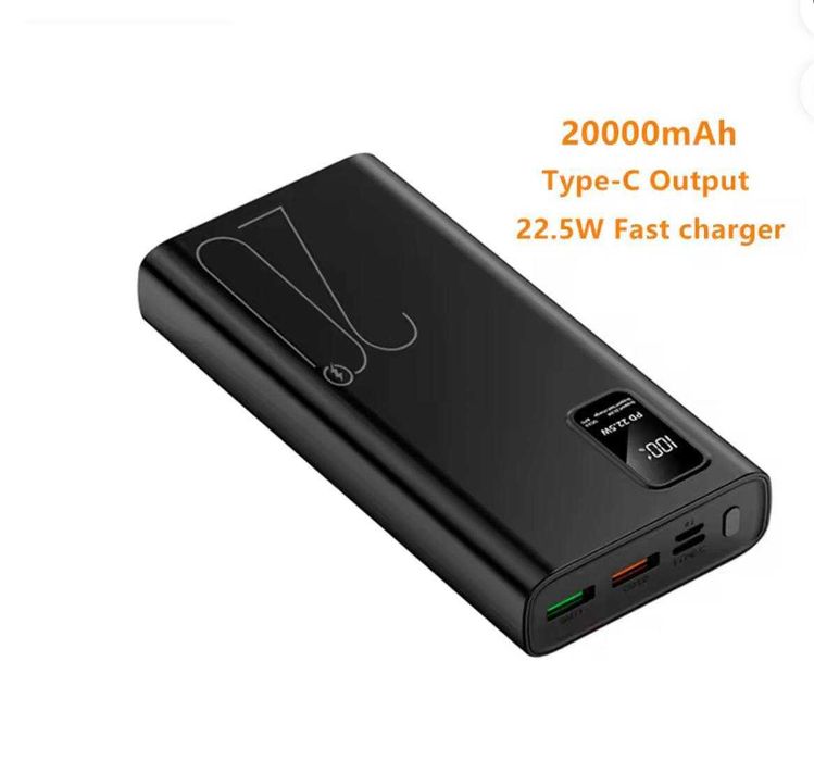 Повербанк 20000 mAh Fast Charge 22.5W | Зовнішній акумулятор