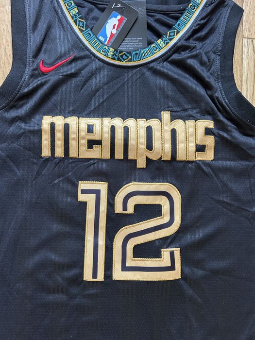 Nowy czarny Jersey Ja Morrant Grizzles NBA 12