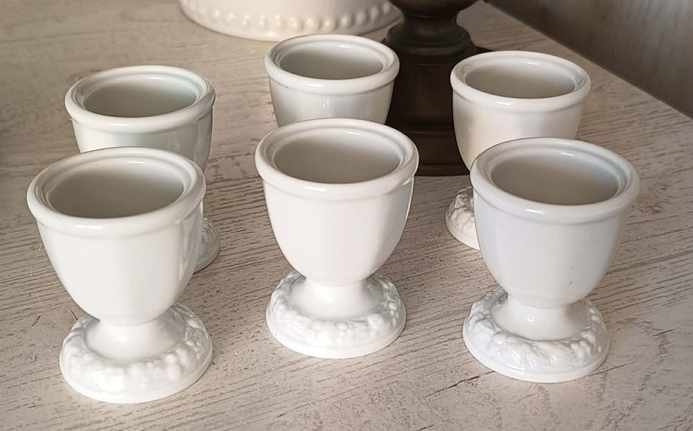 Szklane kieliszki do jajek Rosenthal