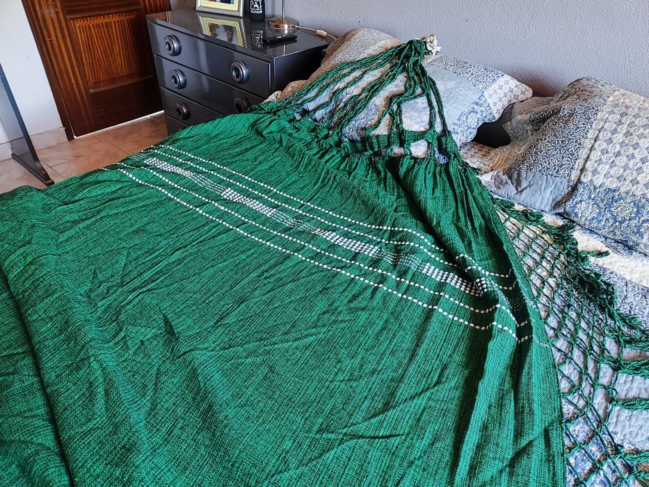 Cama de rede em tecido
