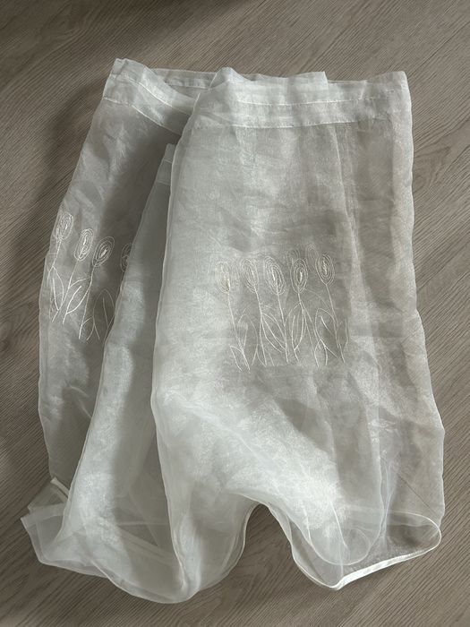 Piękna firana, zazdrostka, woal. 240x60.