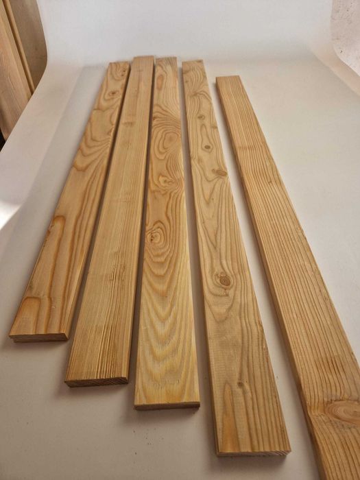 Deski strugane sztachety na płot balustrady listwy warzywniak Modrzew