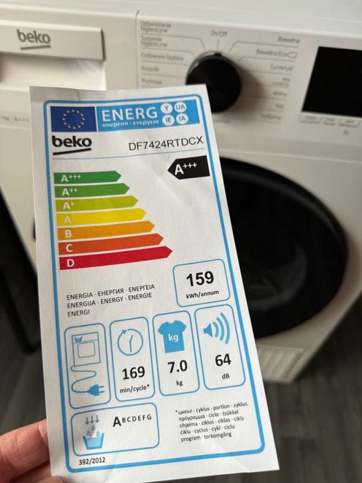 Suszarka slim Beko DF7424RTDCX