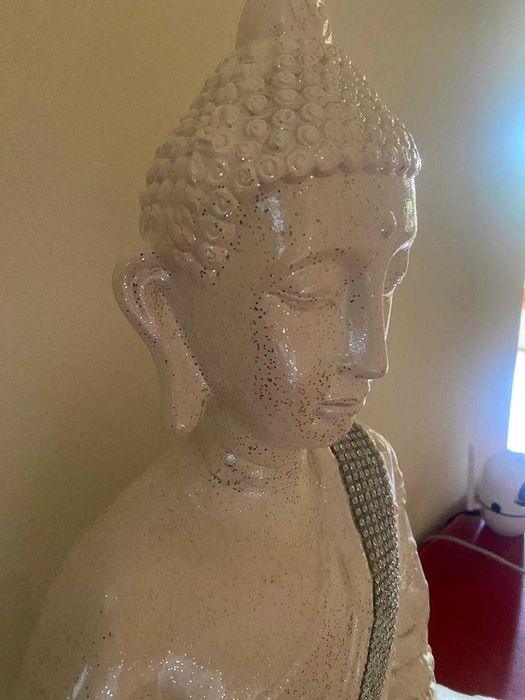 Buda branco 50cm