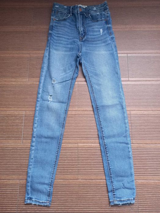 Calças Ganga skinny Stradivarius Tam 34