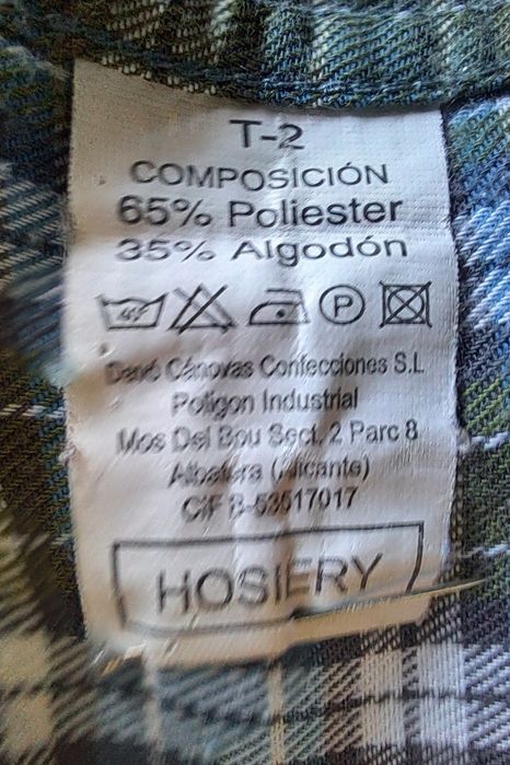 Camisa de Homem a Xadrez Hosiery (T-2) – Verde e Azul
