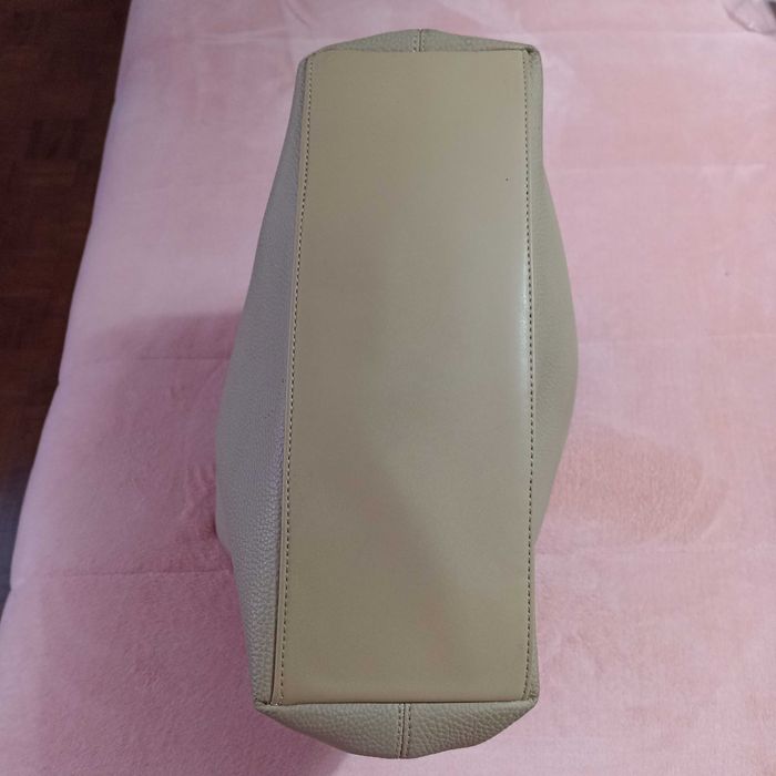 Mala/saco bege, com alça, JO BORKETT