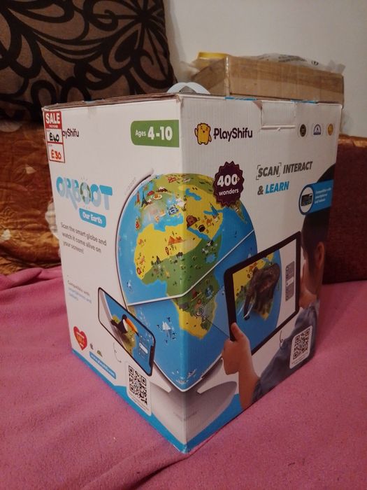 Інтерактивний глобус для дітей від 4 до 10 р.