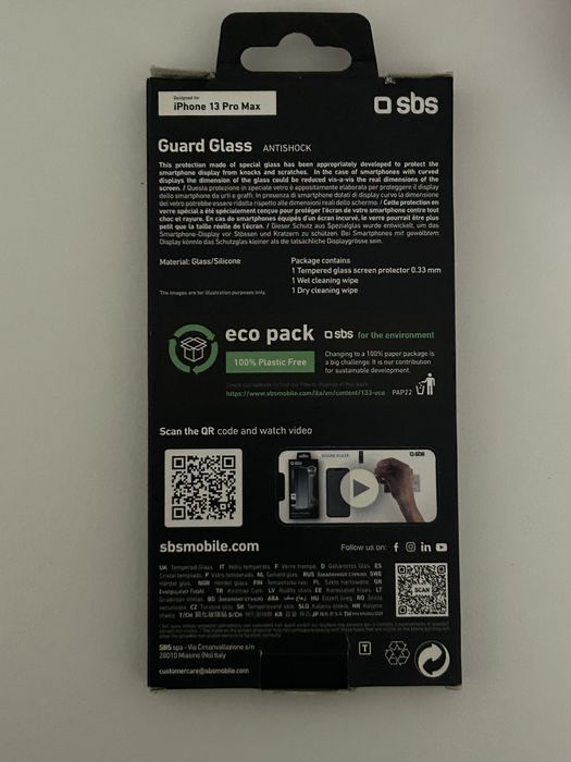 Película Iphone 13 Pro Max Vidro Anti Choque