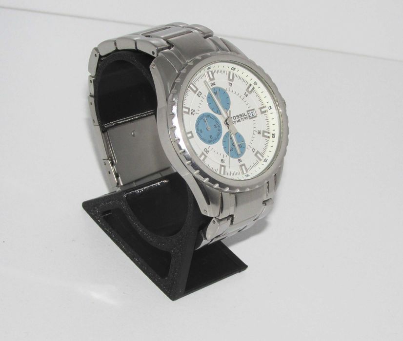 Original FOSSIL Blue CH-2445 Chronograph Watch