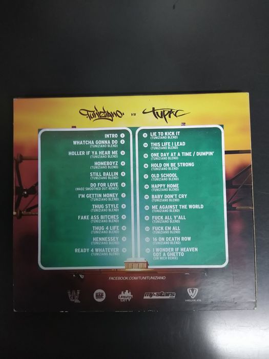 Płyta CD Tuniziano vs Tupac Tunipac