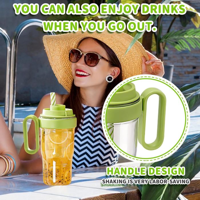 Shaker 3w1 Simsky - BPA free, kruszarka lodu - 1000 ml