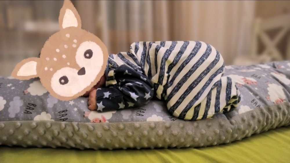 Подушка для вагітних, беременных котонова/плюшева, зі змінним чохлом