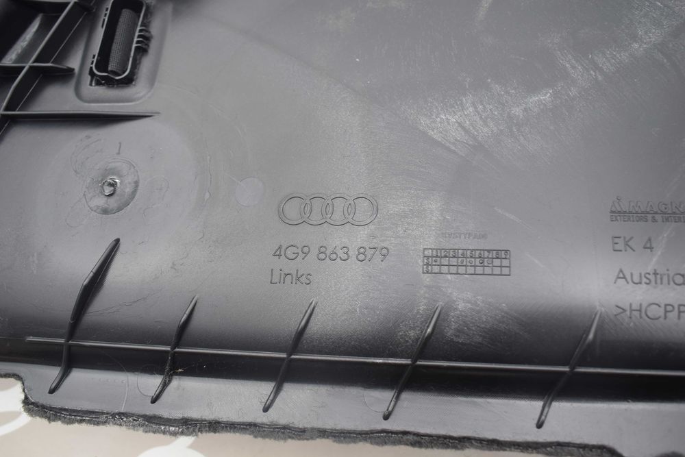 Tapicerka boczek bagażnika lewy tył Audi A6 C7 LIFT 18R. kombi
