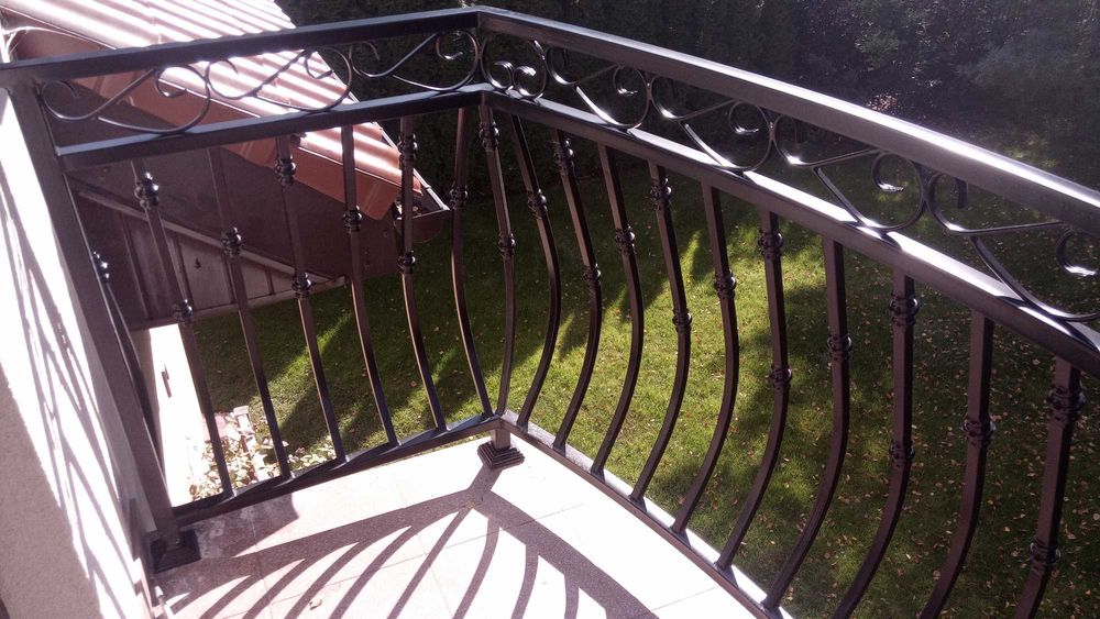 Balustrada kuta piękna wzór BB5 na wymiar każdy kolor barierka