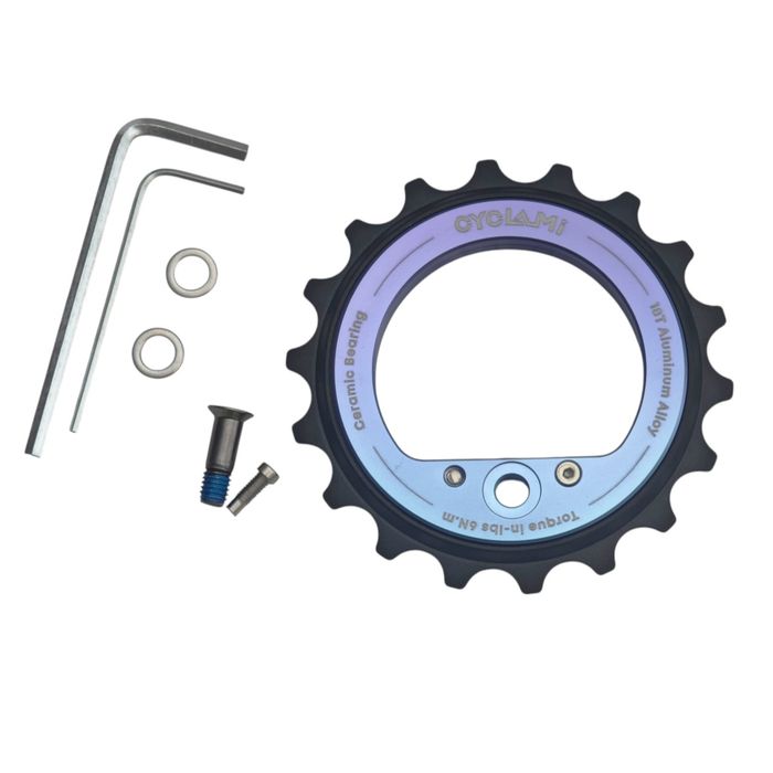 Ceramiczne! CYCLAMI 18T kółko mimośrodowe eccentric ospw ceramika marginal gains