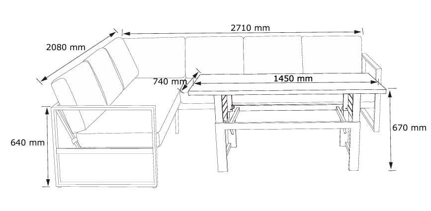 Dostępny Narożnik Vonge.