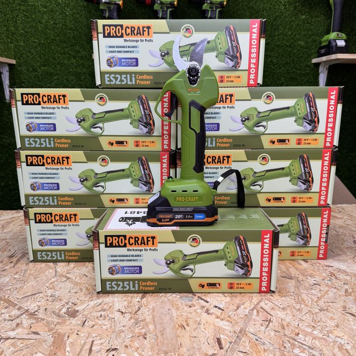 Секатор акумуляторний Procraft ES25Li