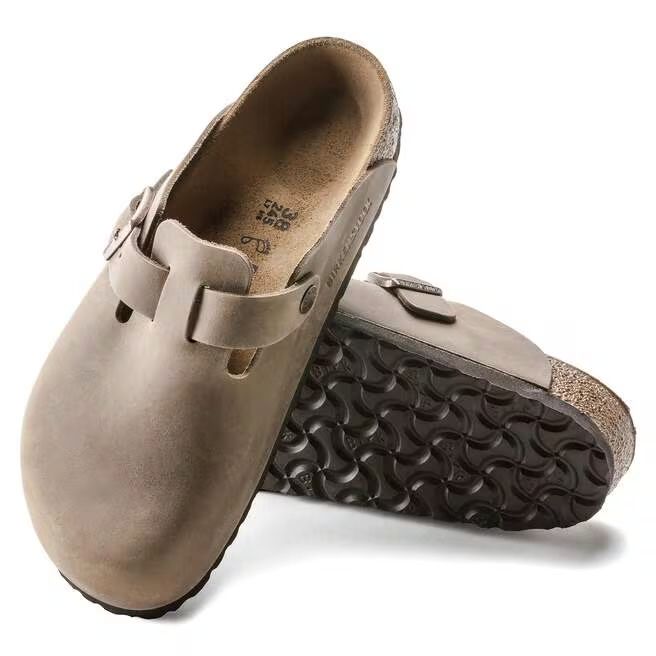 Шльопанці Birkenstock Boston BS Tabacco Brown Оригінал