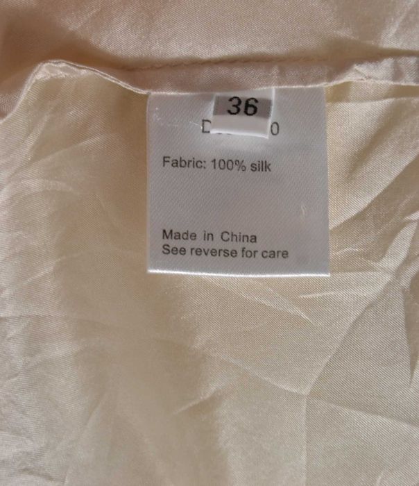 TUSNELDA Bloch Jedwabna Wiązana Bluzka Damska 36 Oryginalna Super Stan