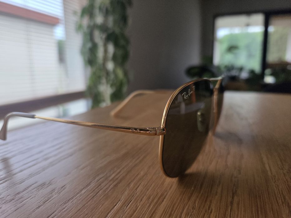 Ray-Ban RB3689 Aviator Metal II Polarized G-15 9064/09 62 mm