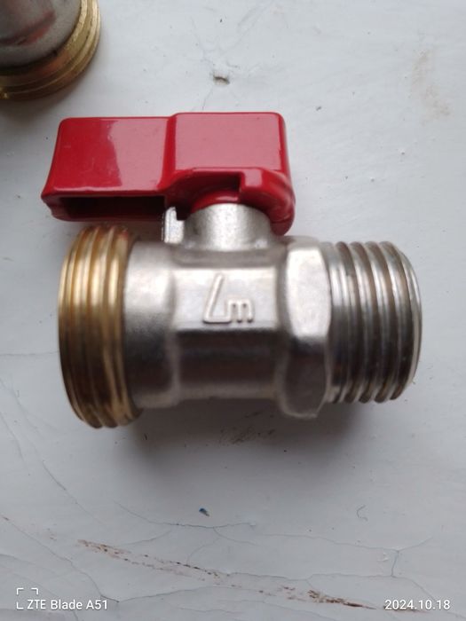 Краник сливной латунный