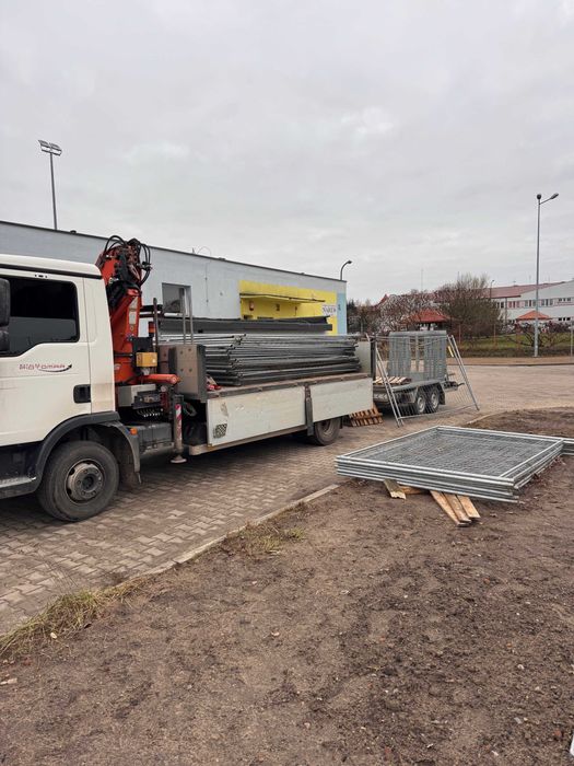 Usługi transportowe z HDS, łyżka, wywrotka