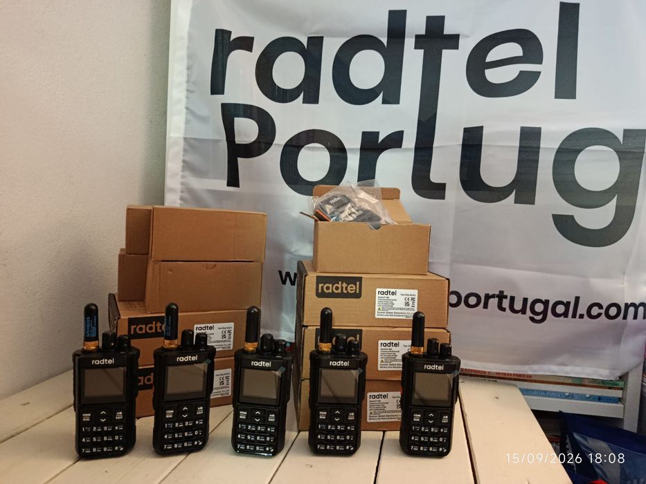 Conjunto de 5 rádios RADTEL