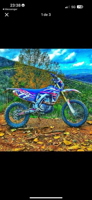 Yamaha wr 450 Matriculada
Arranque elétrico 
Escape fmf
Com luz 2012