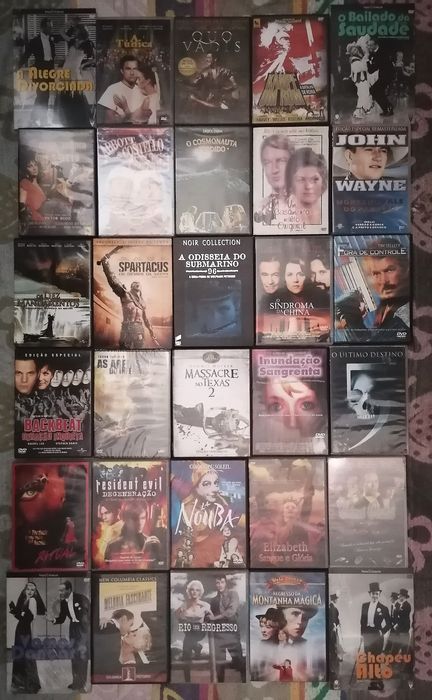 Lote 355 DVD's originais (LOTE 21)
