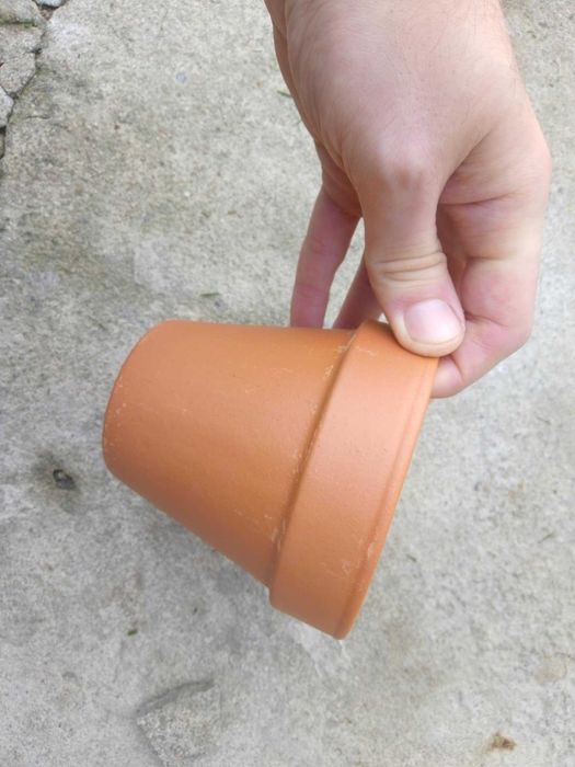 Doniczka donica ceglana gliniana ceramiczna 11cm 10szt donic