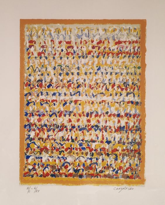 Serigrafia de Manuel Cargaleiro