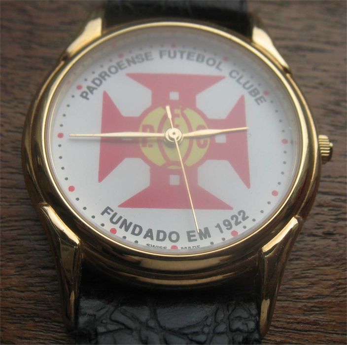 Relógio Vintage Promocional - Padroense Futebol Clube - Swiss Made