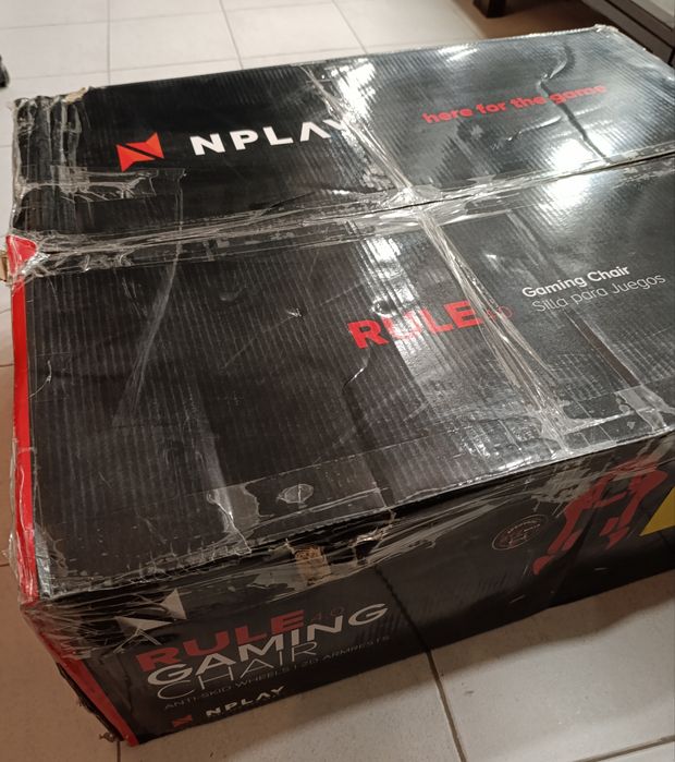Cadeira gaming NPlay Rule 4.0 (na caixa/3 anos garantia)