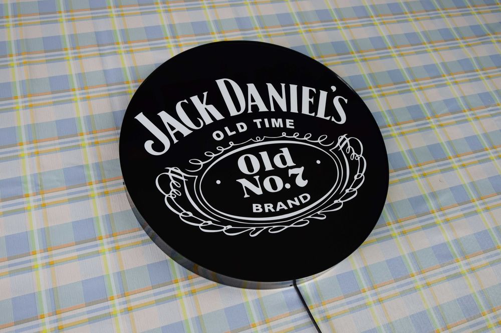 LED Neon JACK DANIELS, Logo 3D, Reklama, Baner, Szyld, Plafon, Prezent