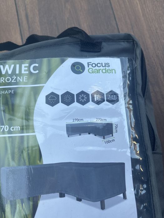 Pokrowiec na meble narożne 270x270x100x70cm - FOCUS GARDEN