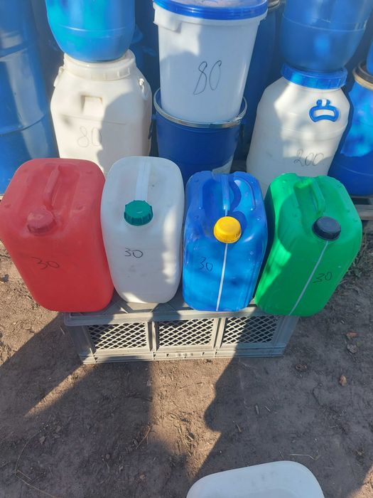 канистры пластиковые 10л- 50л б.у цена от 30 грн