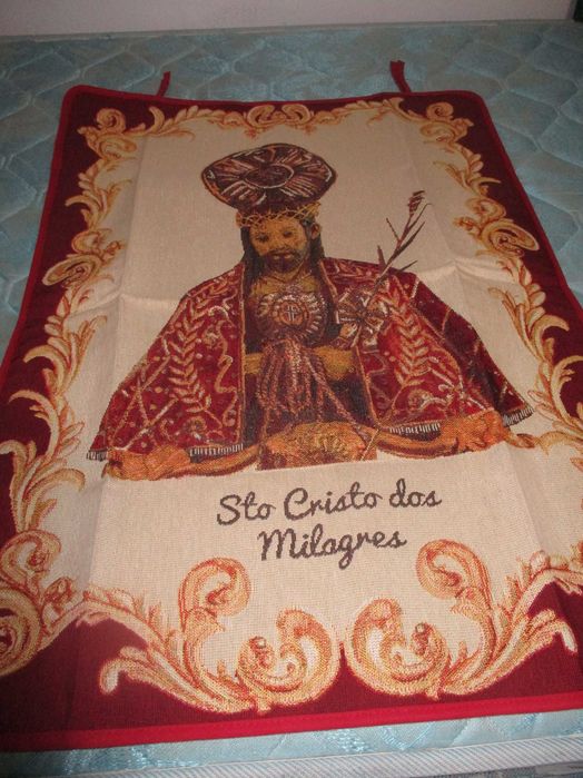 pano senhor santo cristo dos milagres açores